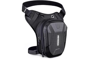 Thigh Bag for Women Men, Motorcycle Leg Bag with Reflective Logo and Removable Leg Straps Can Crossbody Fanny Pack, 5.5 Gallo