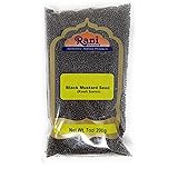 Rani Black Mustard Seeds Whole Spice (Kali Rai) 7oz (200g) All Natural ~ Gluten Friendly | NON-GMO | Vegan | Indian Origin