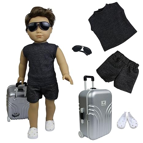 boy doll with glasses