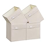 SONGMICS Storage Cubes, Set of 4 Cube Storage