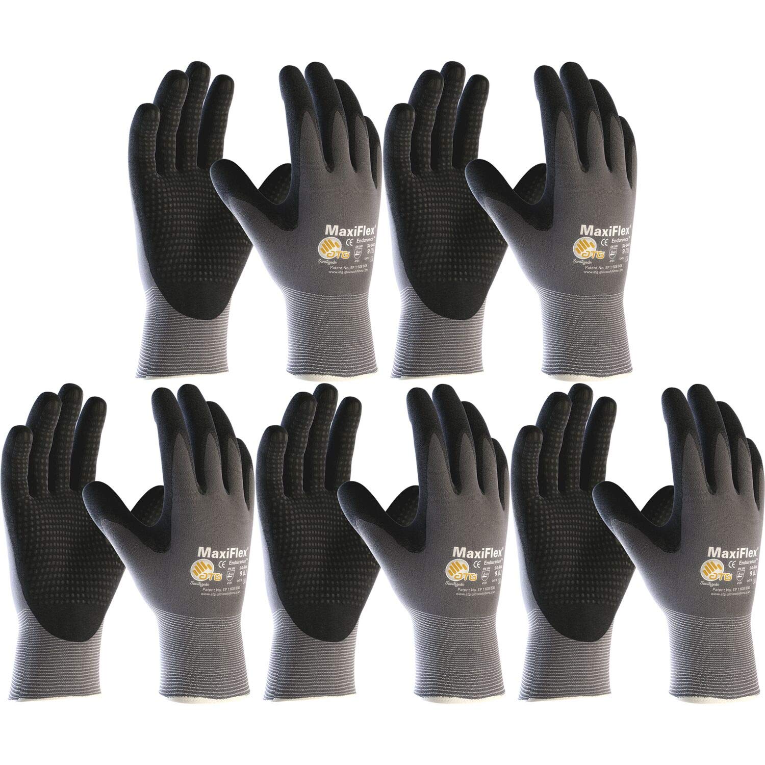 vasalat Maxiflex Endurance Work Gloves Size 7/5 Pairs