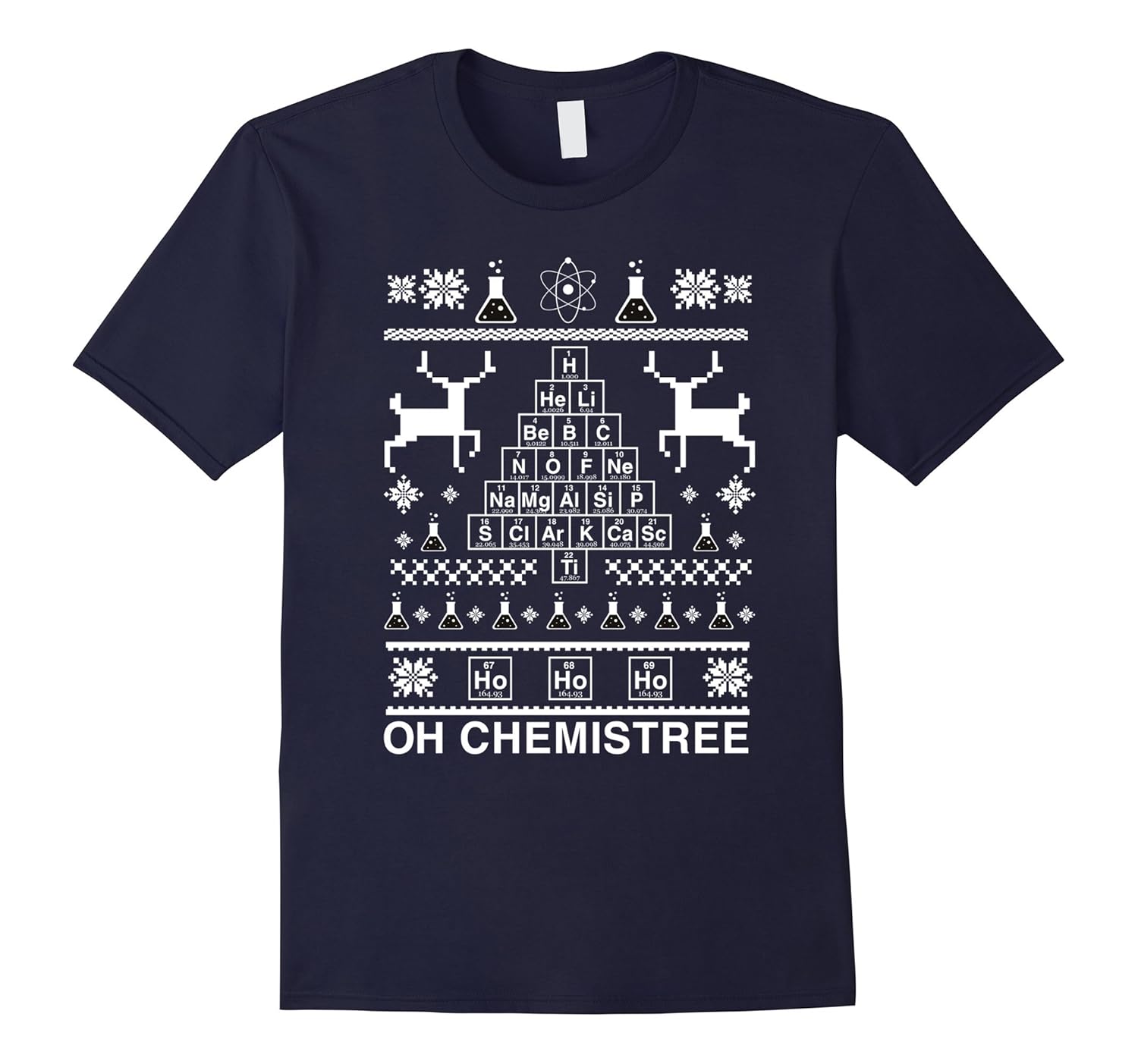 Chemist Tree Shirt, Oh Chemistry Tree Ugly Christmas Sweater-ANZ