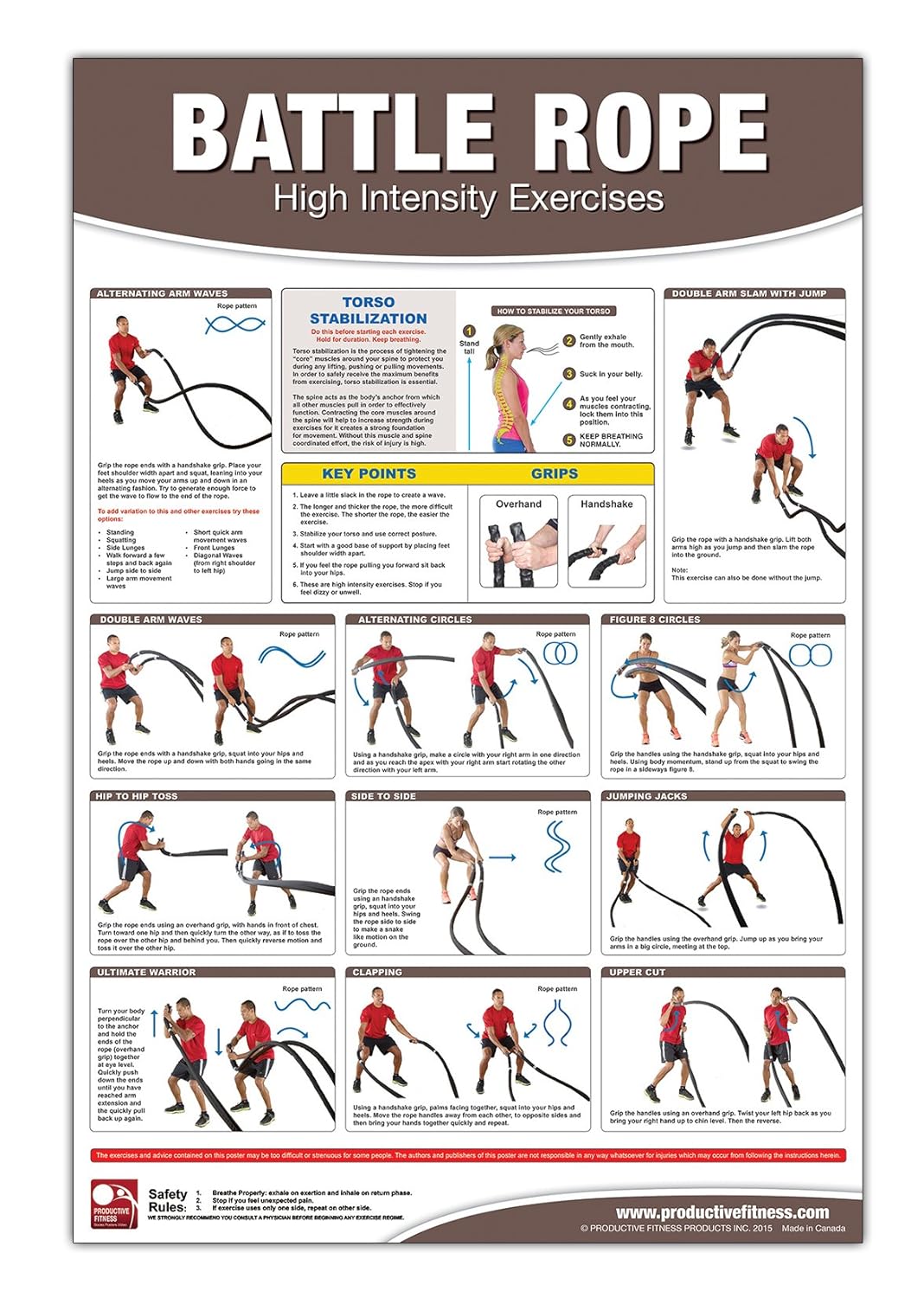 Productive Fitness Products Battle Rope Productive Fitness Products Battle Rope