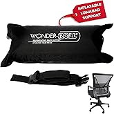 Backwonder Wonder-Roll Self Inflating Lumbar Roll Pillow for Lower Back Support | Perfect for Office, Car or Plane