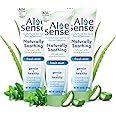 AloeSense Fluoride Toothpaste, Naturally Soothing Toothpaste Sensitive Teeth and Gum Care with Aloe Vera, Allantoin & Fresh M