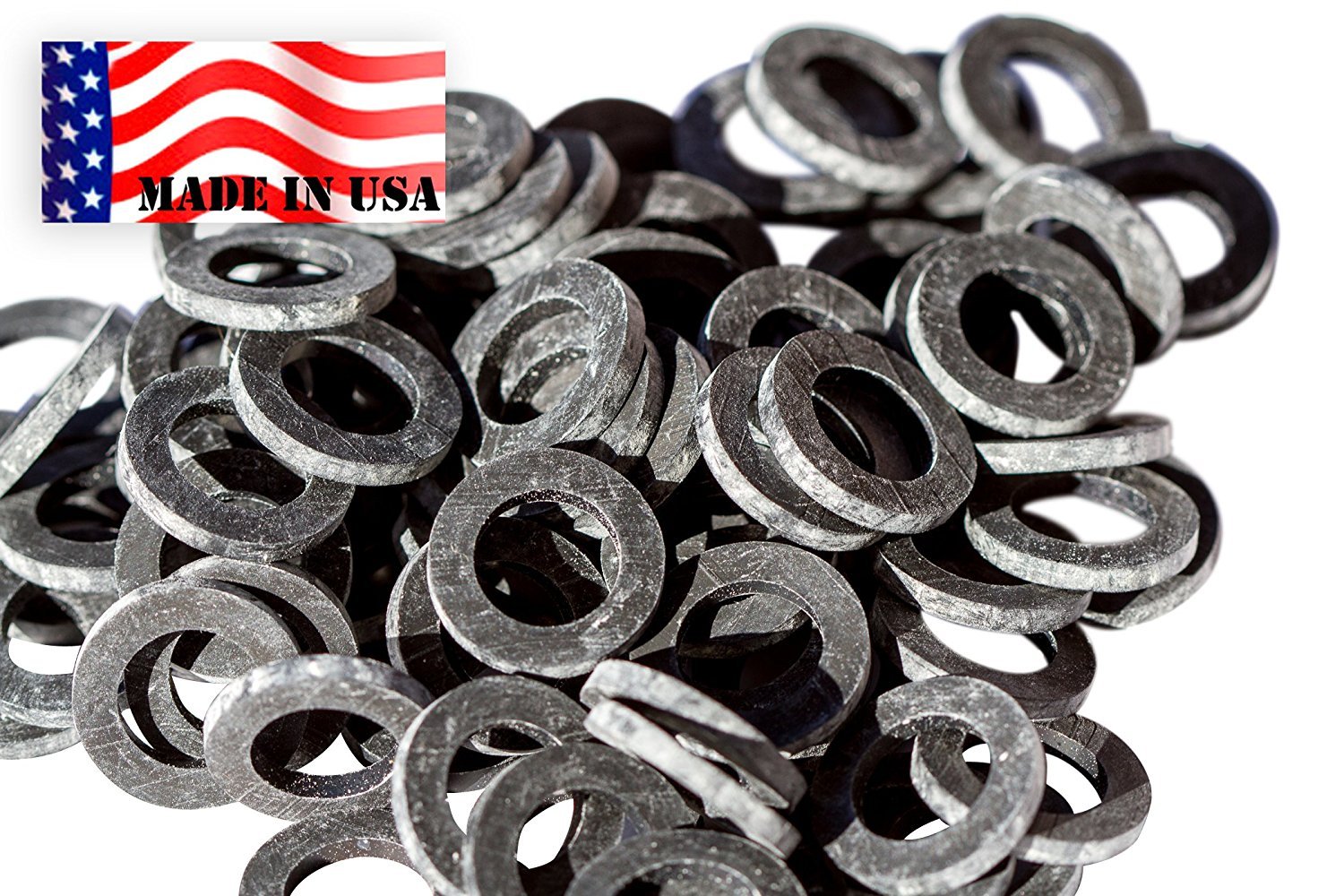Backyard Dudes® Garden Hose Heavy Duty Rubber Washer 100 pk Made in USA Washing Machine hot H2O