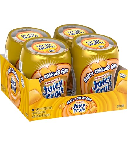Amazon.com : Juicy Fruit Gum WRIGLEY'S Chewing Gum Bulk Pack, 5