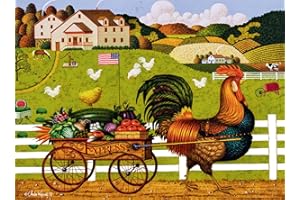 Buffalo Games - Charles Wysocki - Rooster Express - 1000 Piece Jigsaw Puzzle