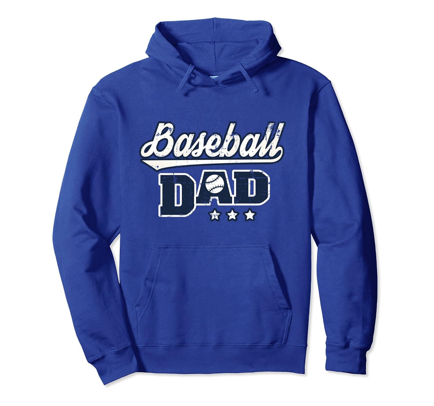 Baseball Dad Hoodie - Vintage Style Baseball Hoodie-anz