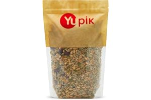 Yupik Salad Topping Mix, 1kg, A Blend of Raw Pumpkin Seeds, Cranberries, Soy Beans & Sunflower Seeds, Vegan, Kosher, High in 
