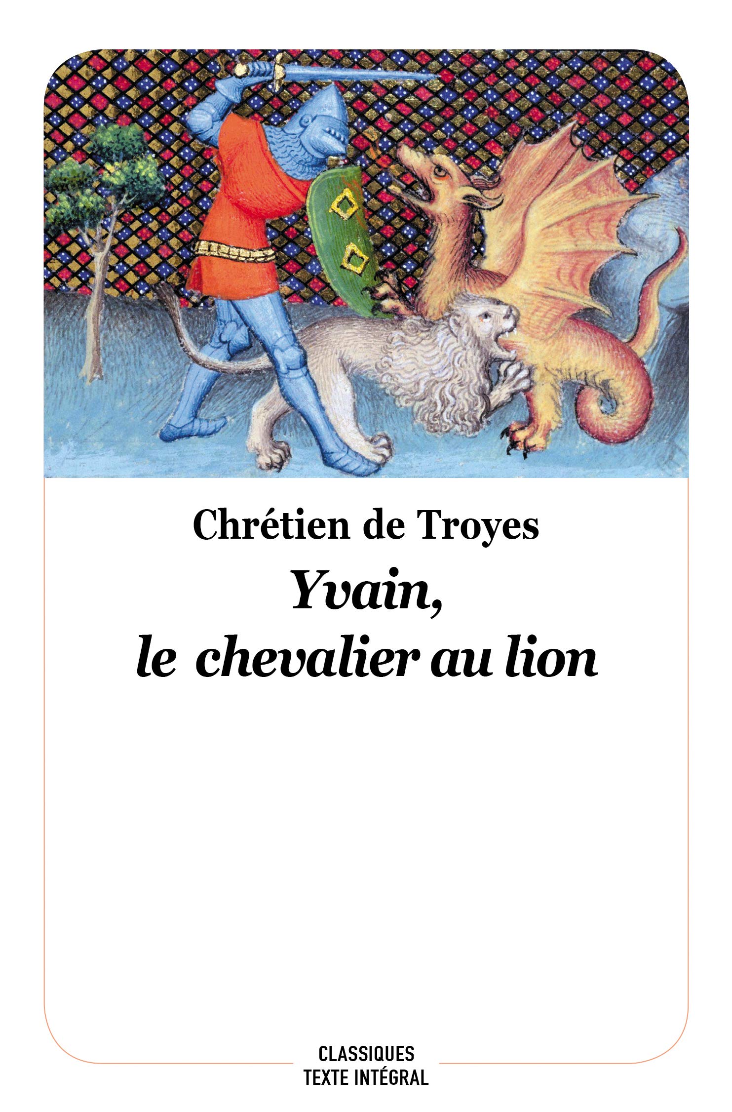 Yvain Le Chevalier Au Lion Chretien De Troyes Tusseau Jean Pierre Amazon Fr Livres