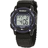 Armitron Sport Unisex Digital Chronograph Nylon Strap Watch, 45-7004