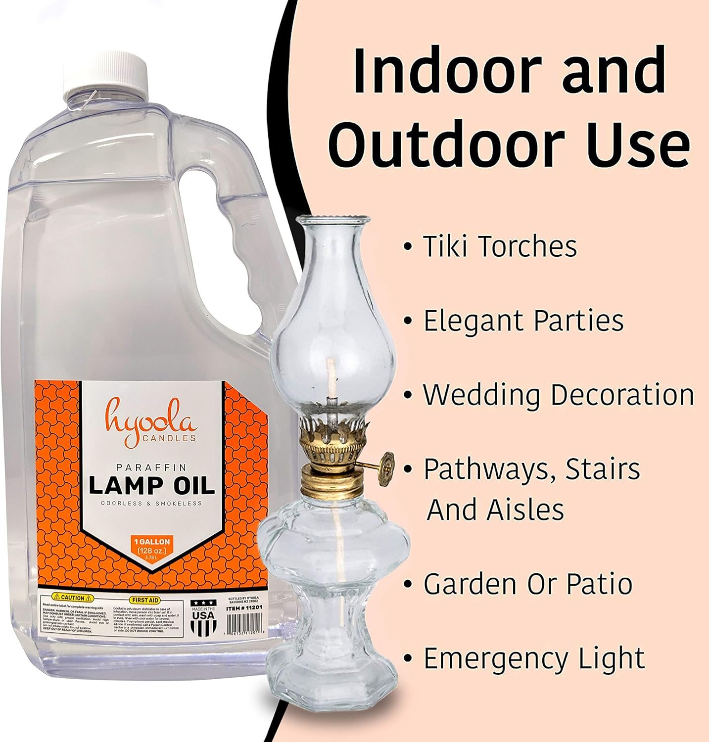 Hyoola 1-Gallon Liquid Paraffin Lamp Oil