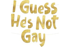 STERLING JAMES CO. Funny Bachelor Party Gold Glitter Banner - Bachelor Party Ideas, Supplies, Gifts, Decorations and Favors