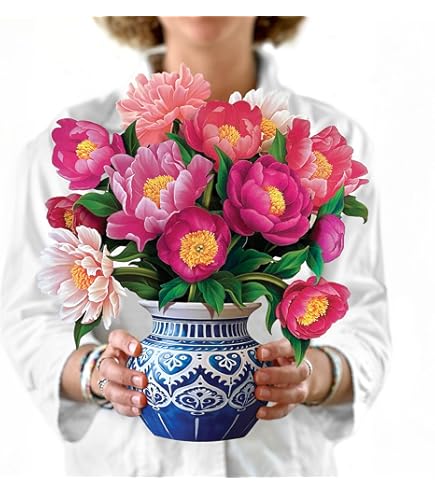 CNLITIHEKA Pop Up Flower Cards, Flower Bouquet Popup Greeting - View #2