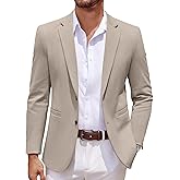 COOFANDY Men's Casual Knit Blazer Two Button Lightweight Sport Coats Suit Jacket