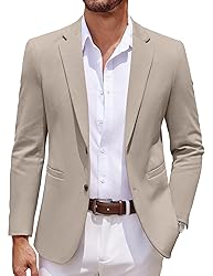 COOFANDY Men Casual Blazer Jacket Lightweight