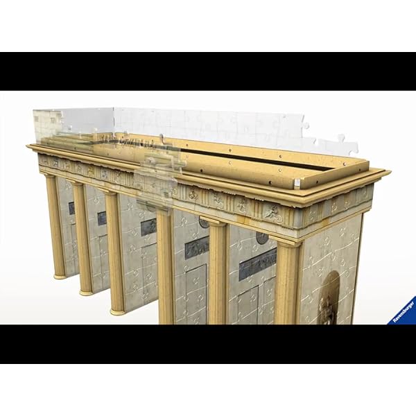 Ravensburger 3D Puzzle 12551 Brandenburger Tor - 324 Teile - Das Berliner Wahrzeichen für Puzzlefans ab 10 Jahren, White – Bild 6