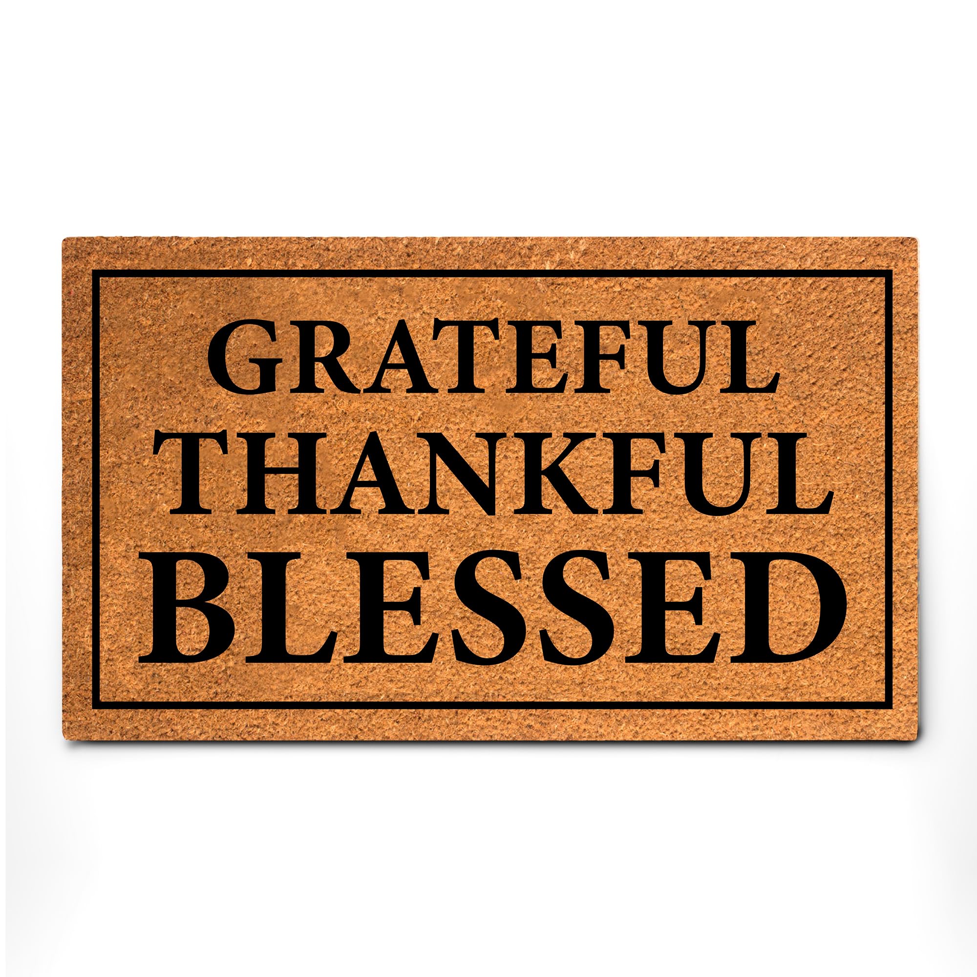 PLUS Haven Coconut Coir Home Entrance Door Mat