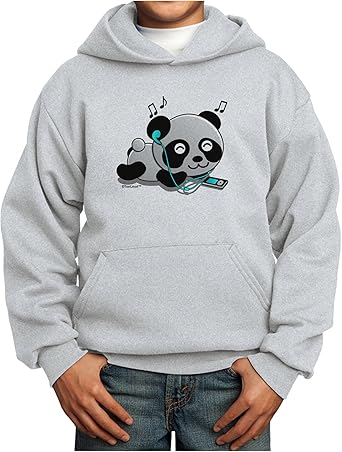 panda with hoodie