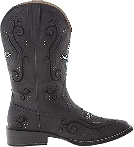 black roper boots womens