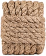 Tenn Well 20mm Jute Rope 33Ft Brown Thick Garden Twine for Cat Scratcher Decor