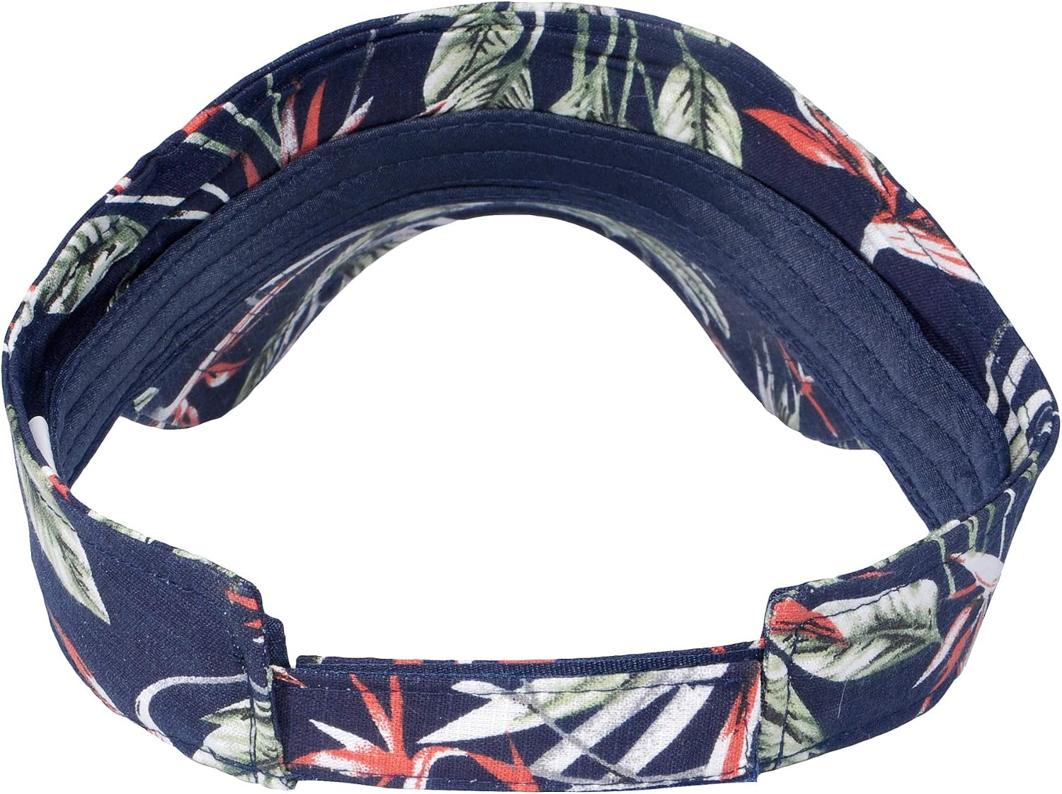 ZLYC Summer Sun Visor Cap Print Sports Tennis Visors Hat for Women Girls(Black) - Image 4
