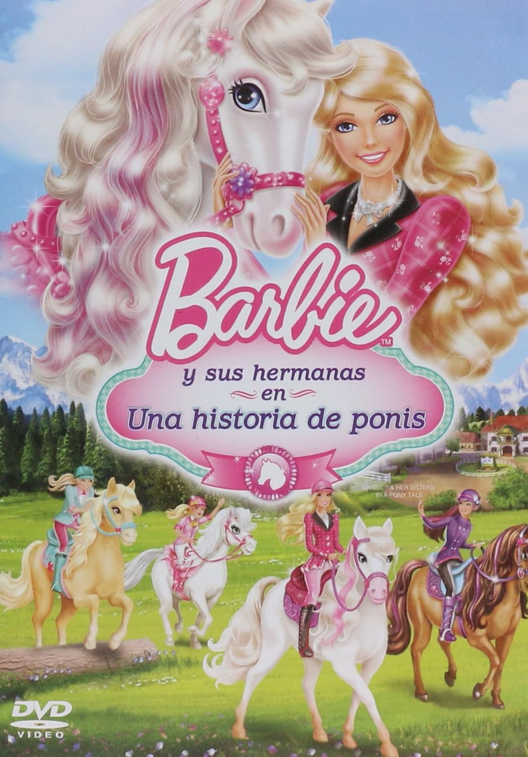 juguetes de barbie y sus hermanas en una historia de ponis