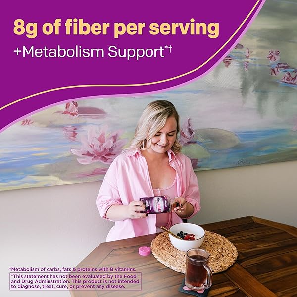 MIRAFIBER GUMMIES FROM THE MAKERS OF MIRALAX, 8G OF DAILY FIBER PER SERVING, METABOLISM SUPPORT WITH B VITAMINS, GUT HEALTH FOR MEN & WOMEN,PREBIOTIC FIBER GUMMIES FOR ADULTS, MIXED FRUIT FLAVOR 72CT