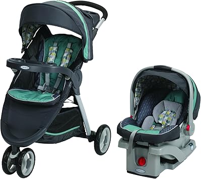 graco click connect stroller green