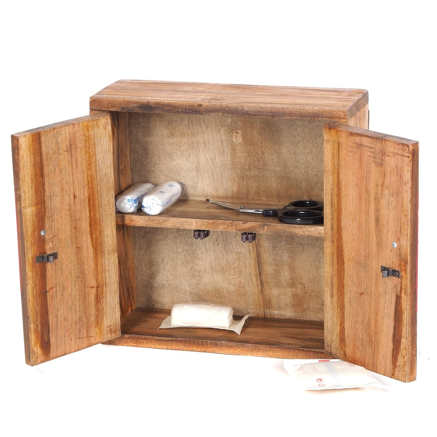 Boite De Secours Design Delights Motif Delices Vintage Armoire A Pharmacie Medic 34 3 X 34 3 X 12 7 Cm Bois Recycle Armoires A Pharmacie
