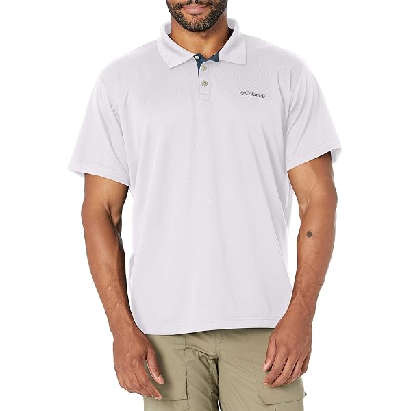 Chemise De Pêche Columbia Omni Shade – Manches Courtes – Blanc – Homme – Taille L