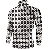 Poriff Men's Casual Slim Fit Basic Tops Knitted Lightweight Turtleneck Pullover Sweater