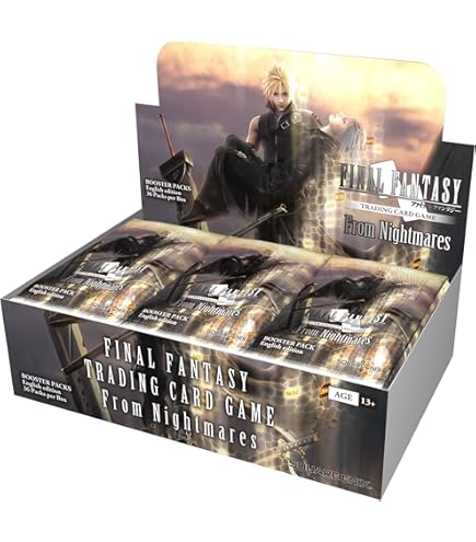 Amazon.com: Final Fantasy: Hidden Hope Booster Display : Toys & Games