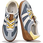Project Cloud Genuine Leather Casual Sneakers for Women - Memory Foam Insoles Lace-Up Womens Shoes & Lightweight Women's Fashion Sneakers - Slip On Shoes for Women Footwear (Verdy)