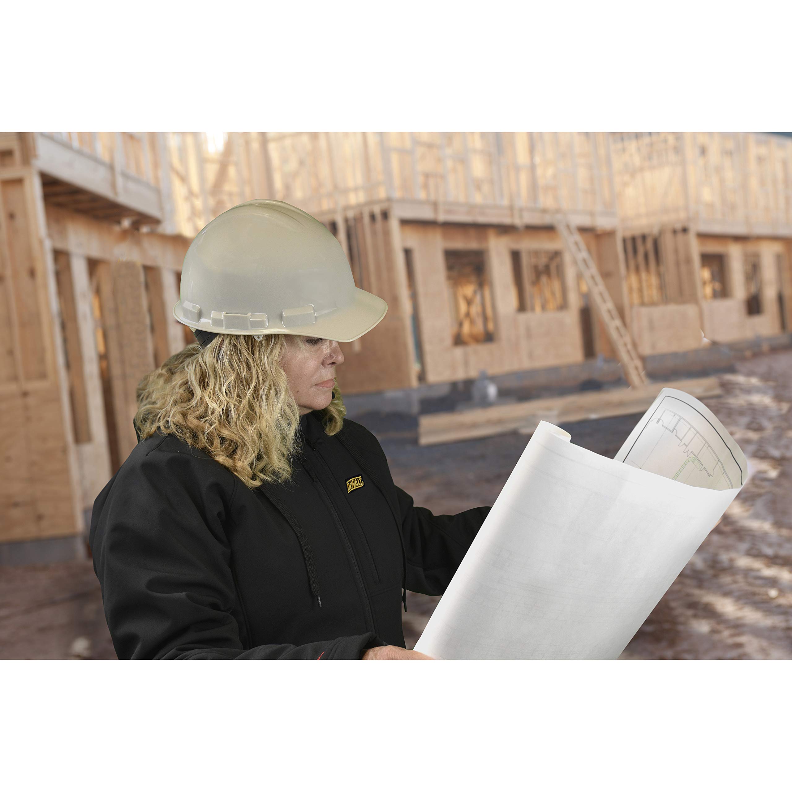 DEWALT DCHJ066C1M 20V/12V MAX Women's Heated Jacket Kit, Black, Medium