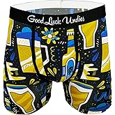 Good Luck Undies Men's Beer & Alcohol Boxer Brief Underwear