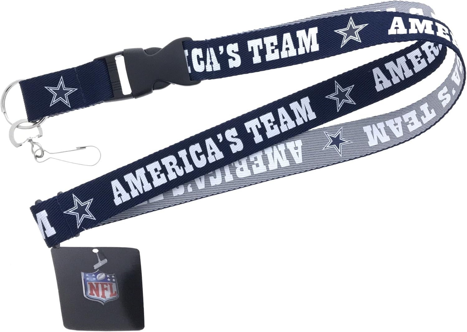 NFL Dallas Cowboys Sports Correa, Llavero, Gris/Azul: Amazon ...