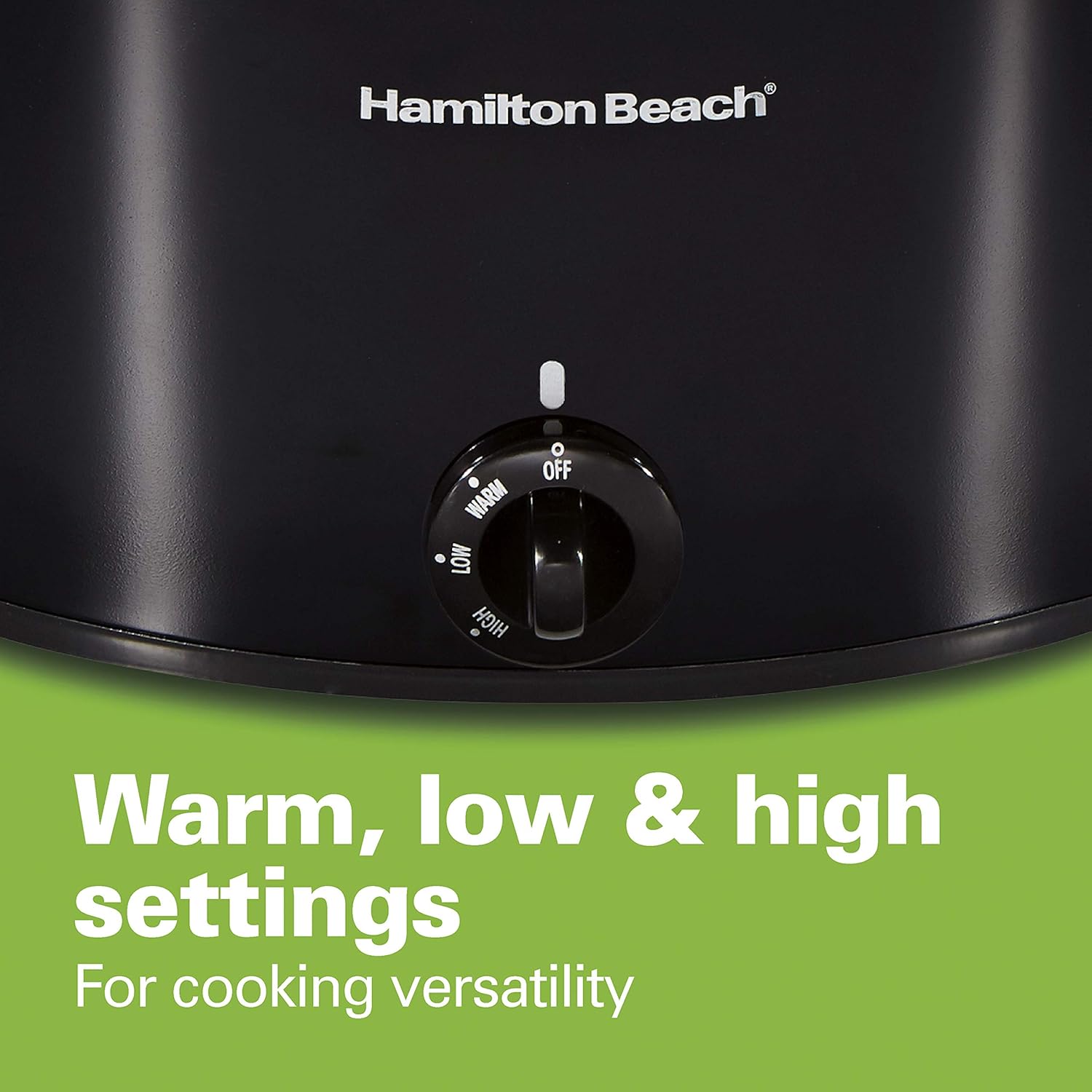 Hamilton Beach Extra-Large Stay or Go Portable 10-Quart Slow Cooker With Lid Lock, Dishwasher-Safe Crock, Black (33195): Kitchen & Dining