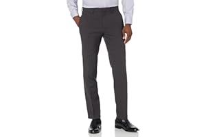 Kenneth Cole REACTION Men's Stretch Weave Slim Fit Dress Pant