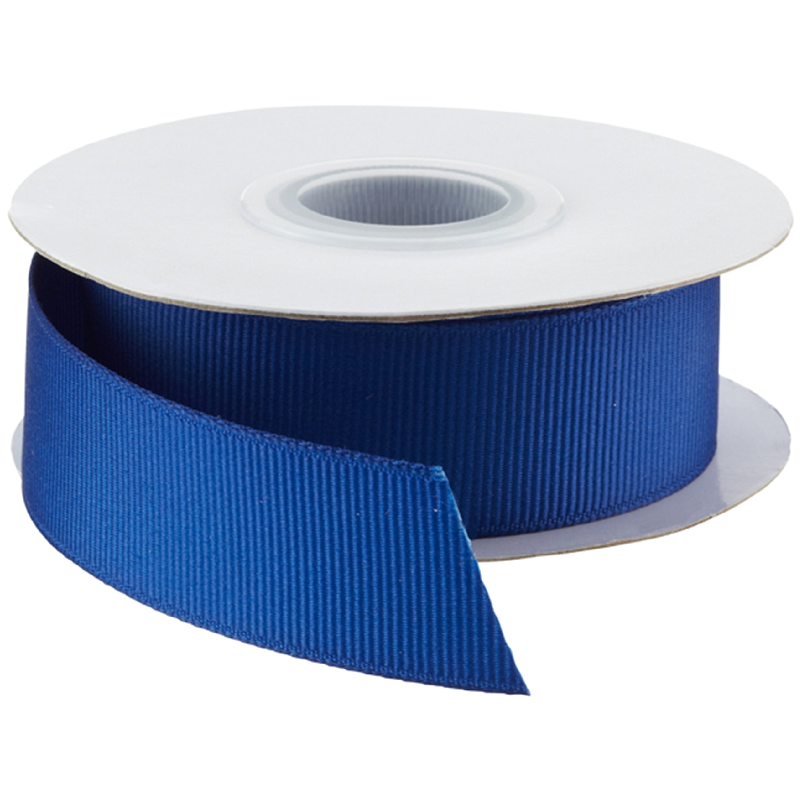 Grosgrain Ribbon 10 Meters (Blue) .Double Sided Ribbon for Crafts, Gifts Wrap, Decoration, Cloth, Party, Sew,Events Wedding Christmas Crafts Bows DIY Bouquets Cake