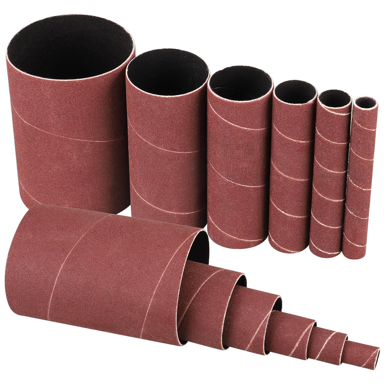 Shineboc 12PCS Aluminium Oxide Sanding Sleeves for Oscillating Sander, 240 Grit