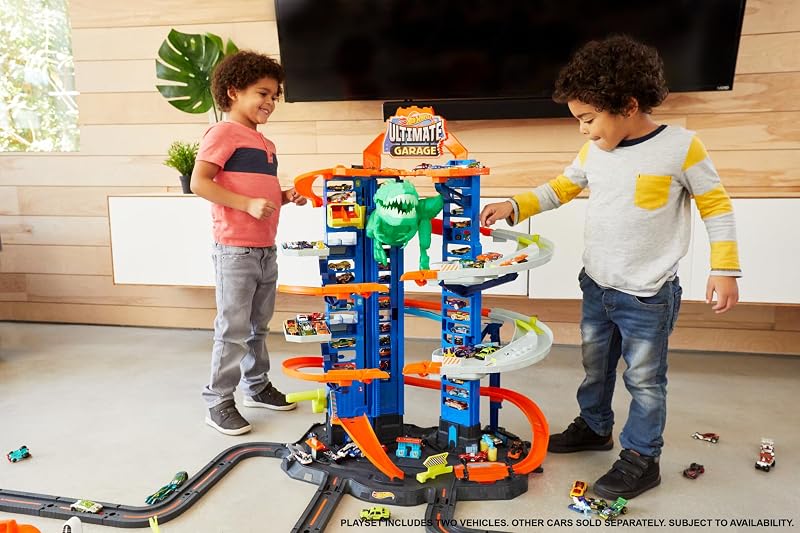 Ultimate Garage - Set di Gioco e 2 Macchinine