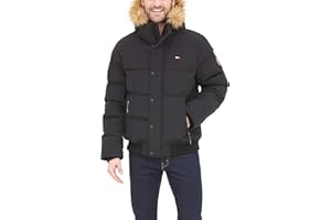 Tommy Hilfiger Men's Arctic Cloth Quilted Snorkel Bomber Jacket (Standard and Big & Tall)