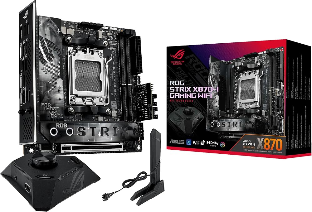 ASUS ROG Strix X870-I Gaming WiFi AM5 Mini-ITX Motherboard X870 DDR5 PCIe 5.0