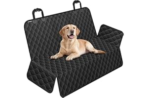 URPOWER Dog Car Seat Cover for Back Seat - Waterproof Bench Seat Cover for Cars, SUVs & Small Trucks, Nonslip Backseat Dog Covers Rear Seat Protector for Pets and Child