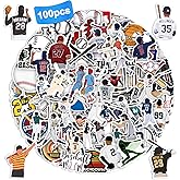 JOFONY 100PCS Baseball Phillies Stickers,Cute Sport Vinyl Waterproof Decals for Adults Water Bottle Laptop Birthday Gift Supplies