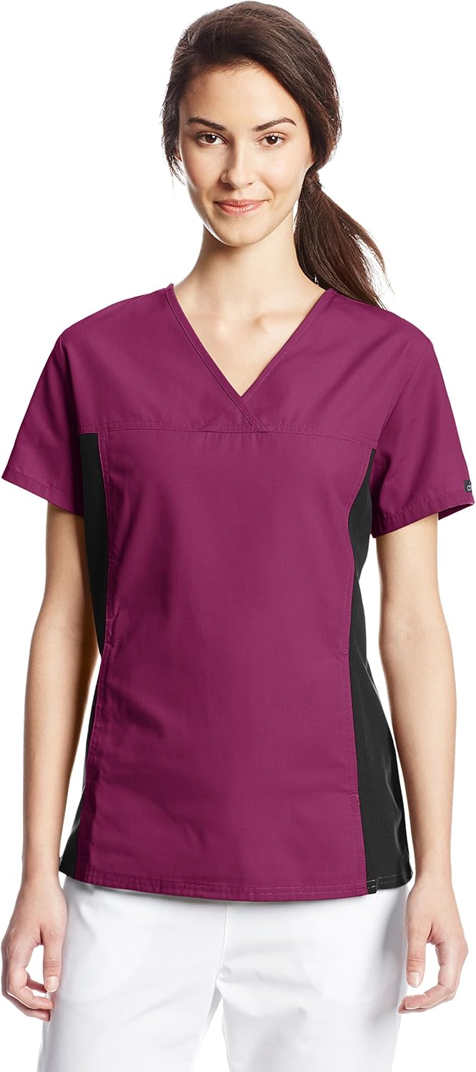 CHEROKEE Women's V Neck Scrubs Top: Clothing