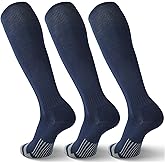 FYTUTESE 3 Pack Soccer Socks Softball Baseball Football Socks for Youth Men and Women