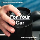 Moon 360° Travel Mugs Leakproof Insulated Stainless Steel 450ml Black view 6